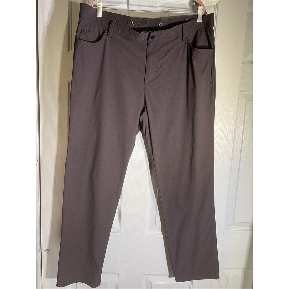 Adidas Golf Pants Mens 38x30 Black Ultimate Performance Trousers